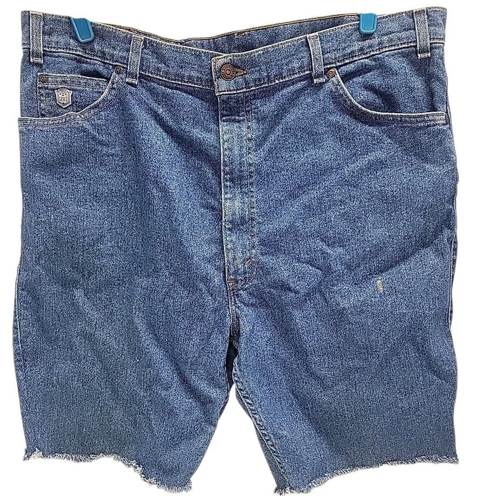 Vtg LEVI'S Jeans Silver Medal Distressed Gray Tab‎ Cut Off Shorts Sz 40